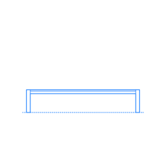 Furniture Benches Eos Communal Bench Outline Drawing Svg Vector, Free Vectors File